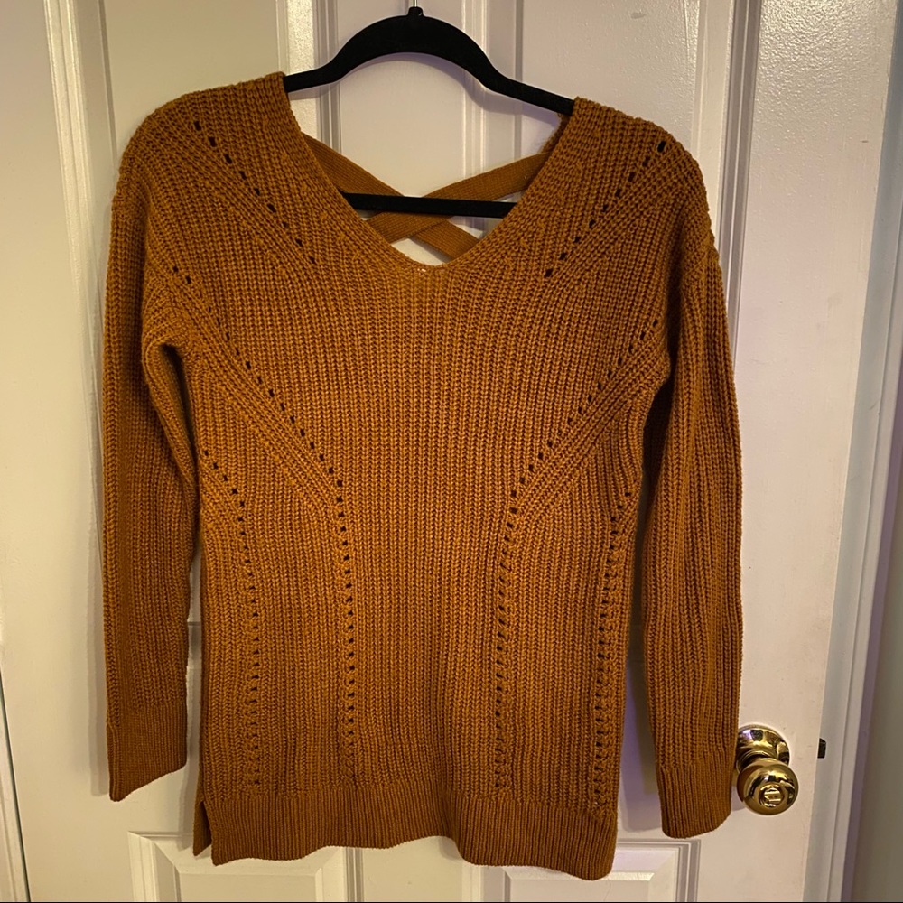 Mustard yellow sweater